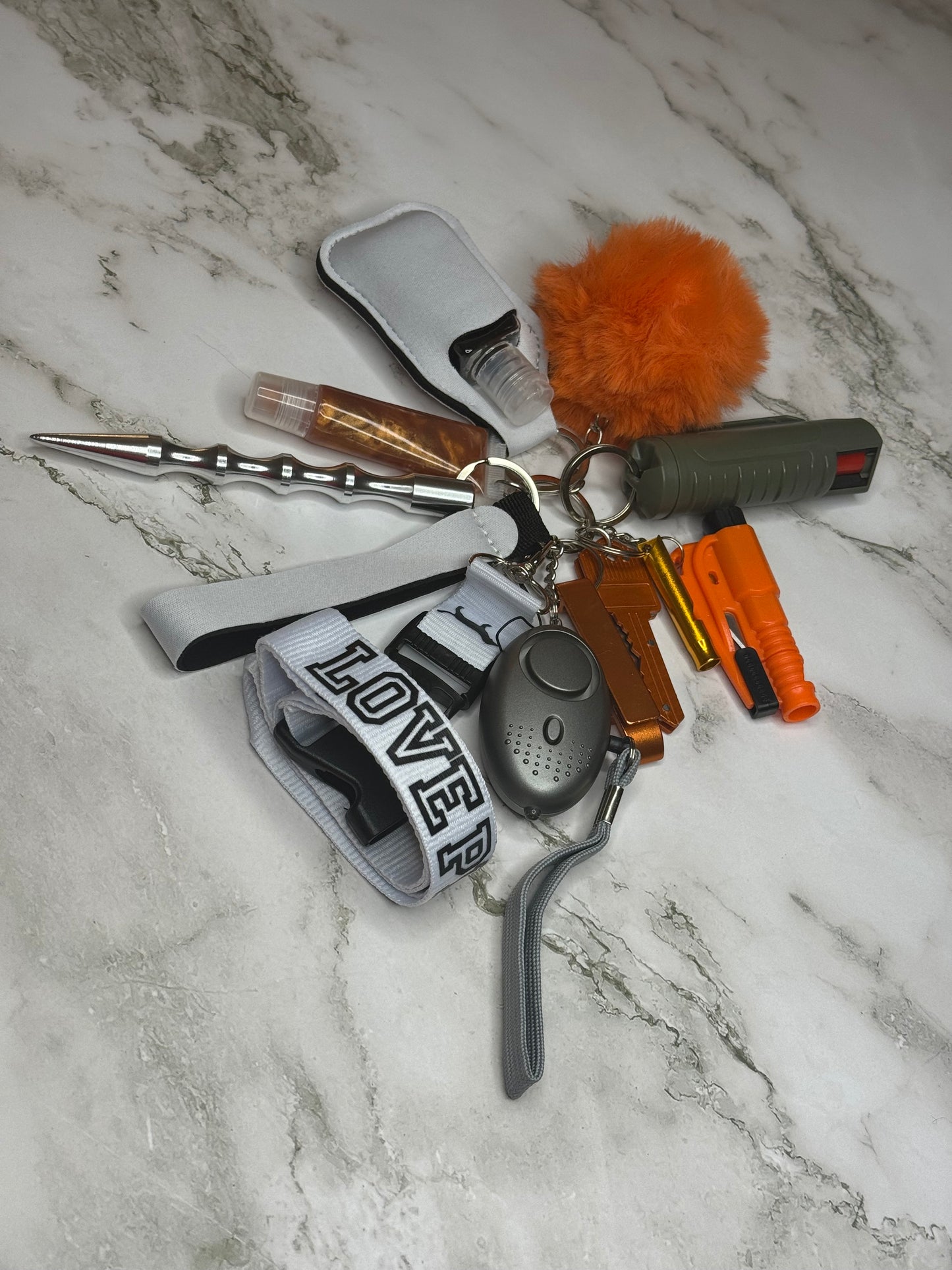 Safety Keychain with Lanyard