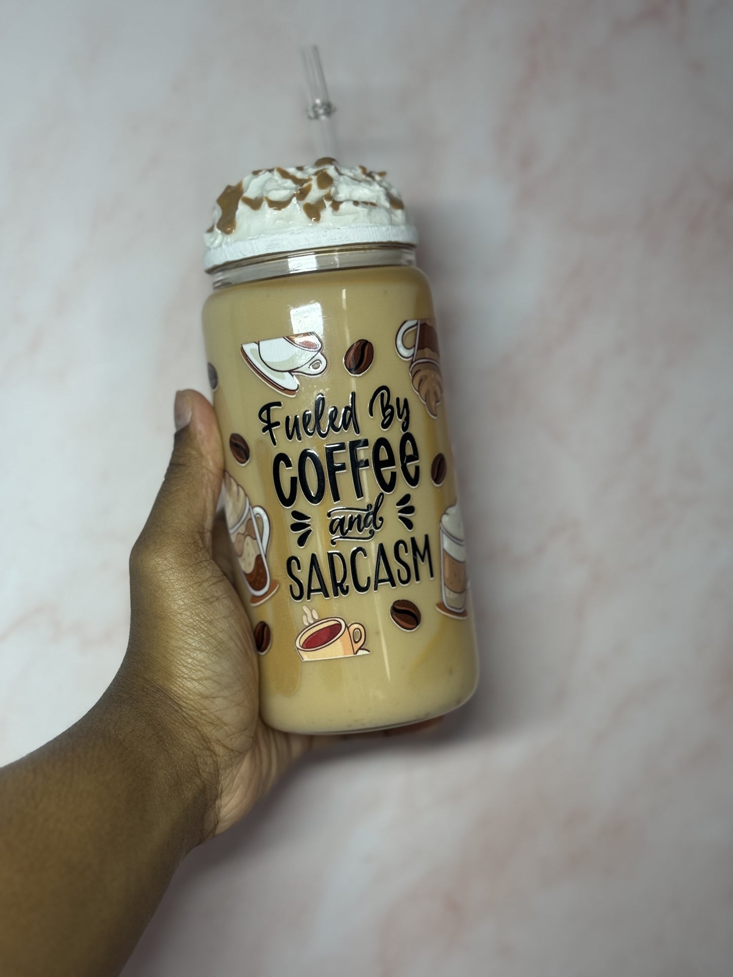 Coffee Cup & Whipped Topper (16oz)