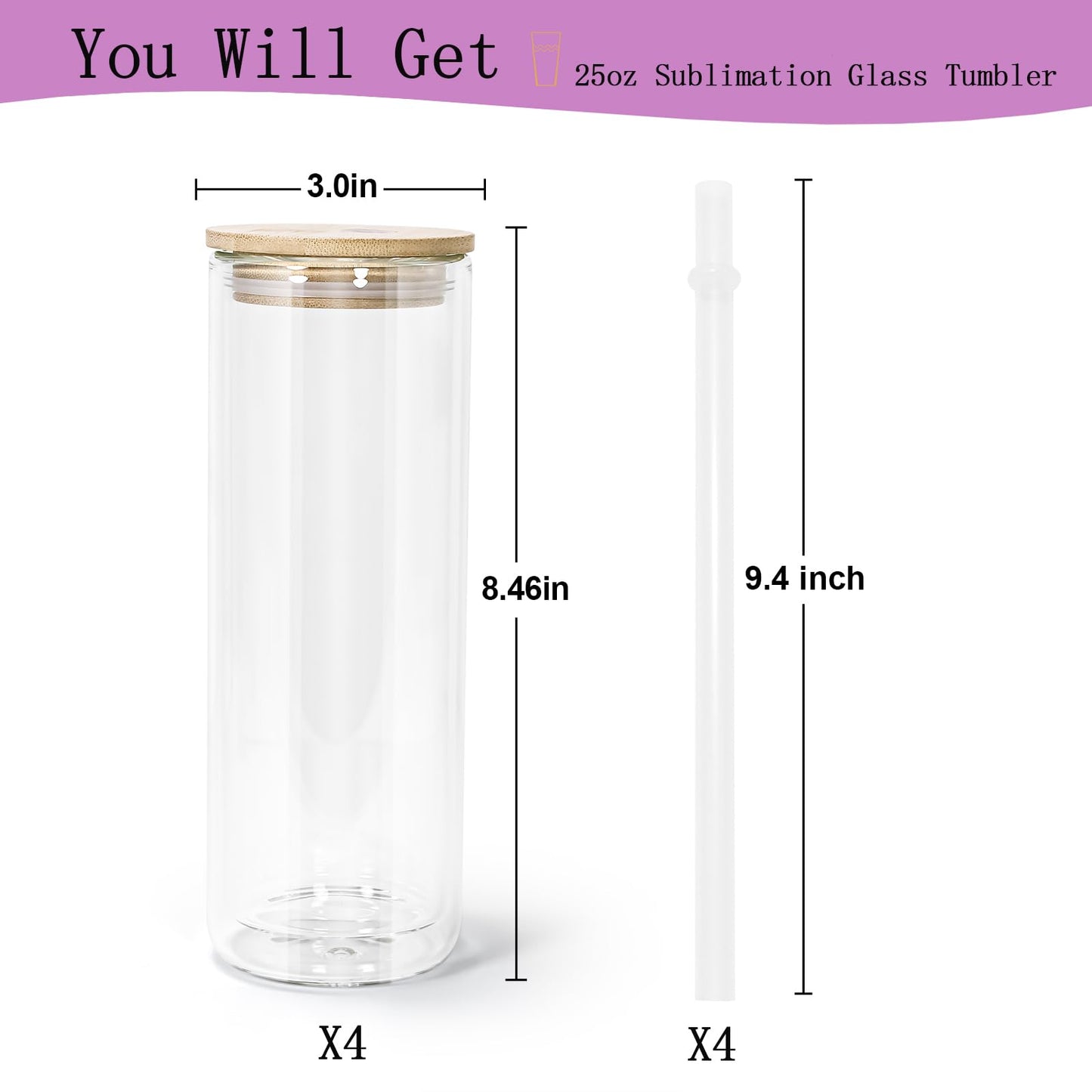 Snowglobe Glass Can