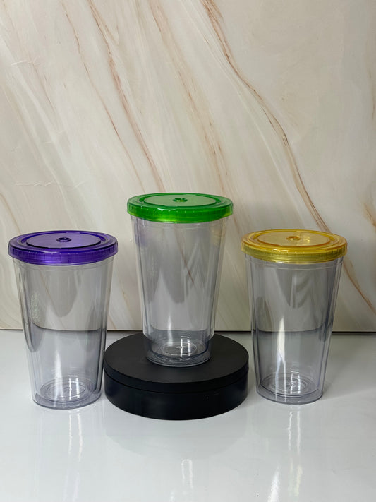 Snowglobe Tumbler Mini Color Lid
