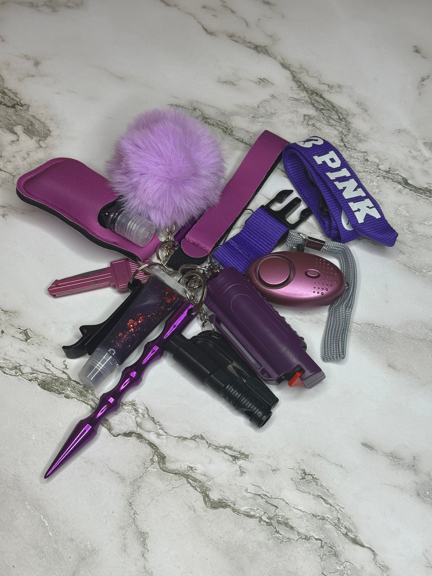 Safety Keychain with Lanyard