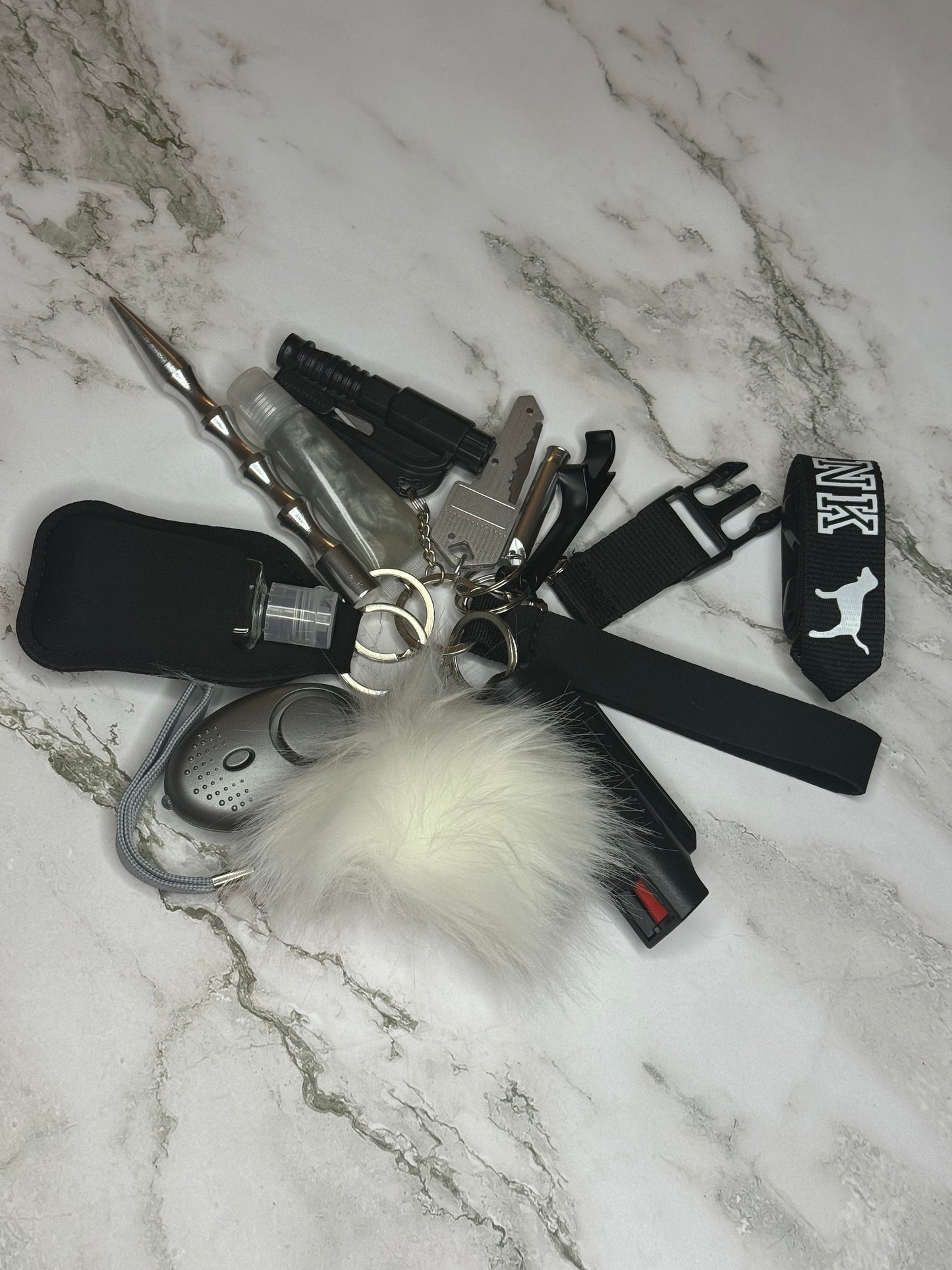 Safety Keychain with Lanyard