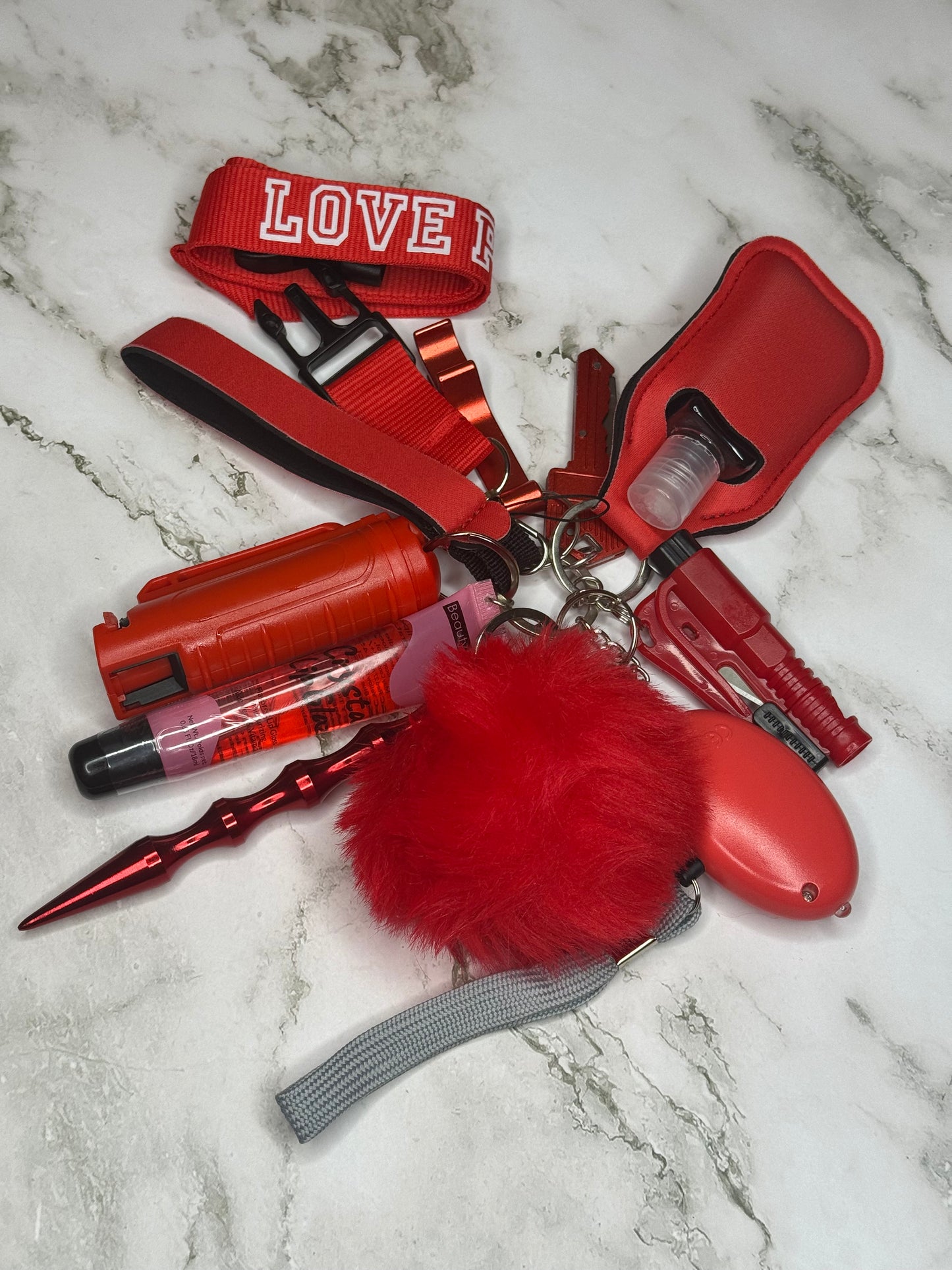 Safety Keychain with Lanyard