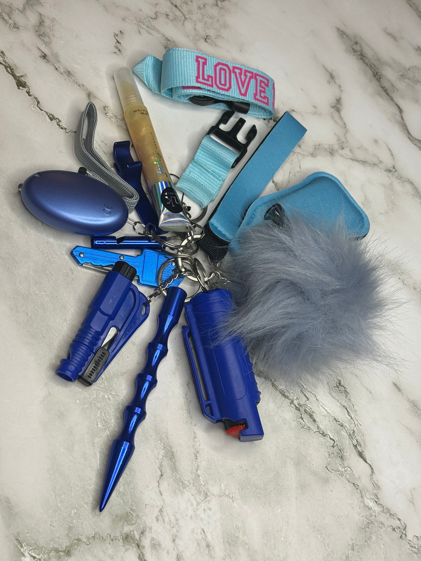 Safety Keychain with Lanyard