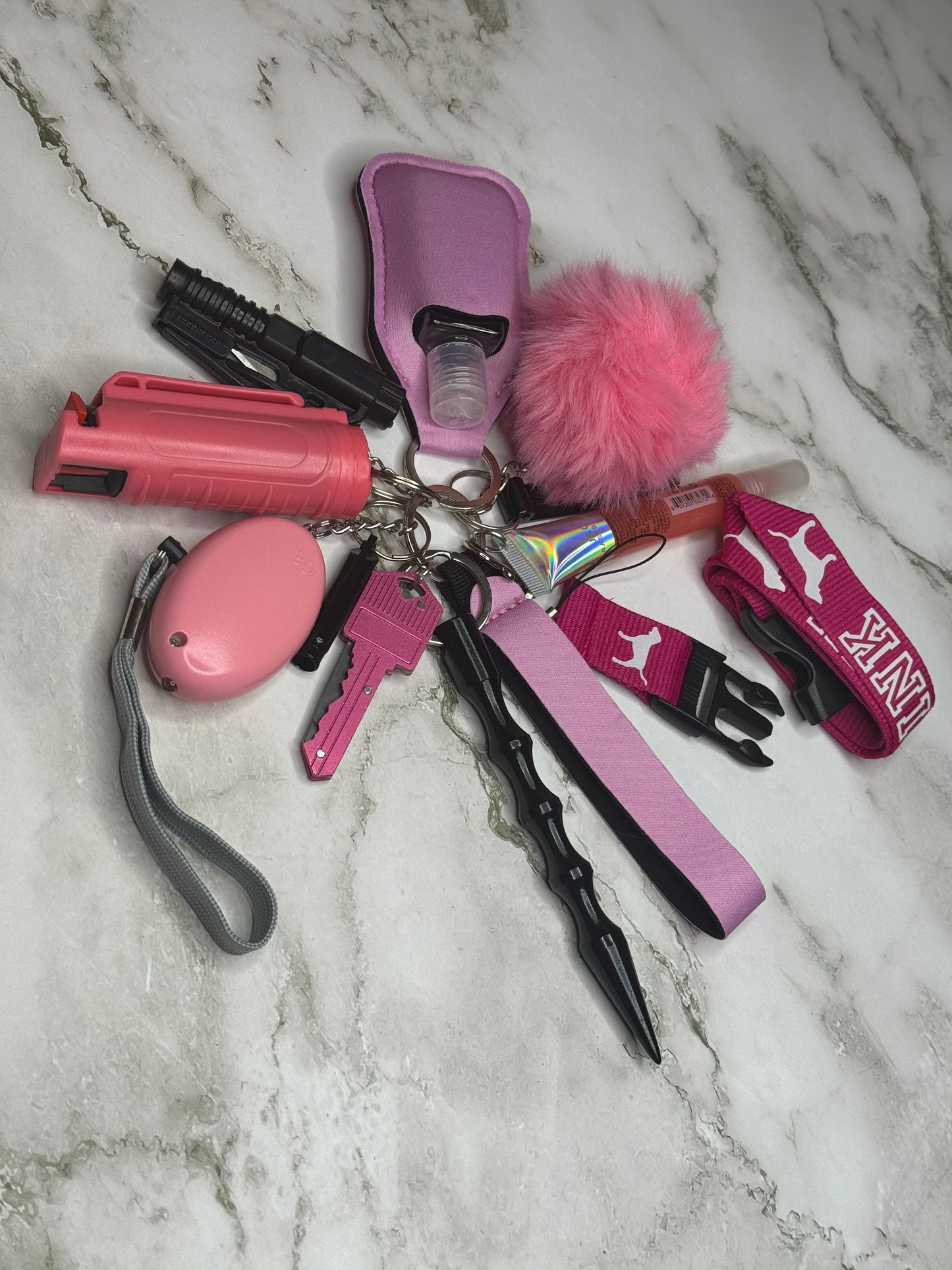 Safety Keychain with Lanyard