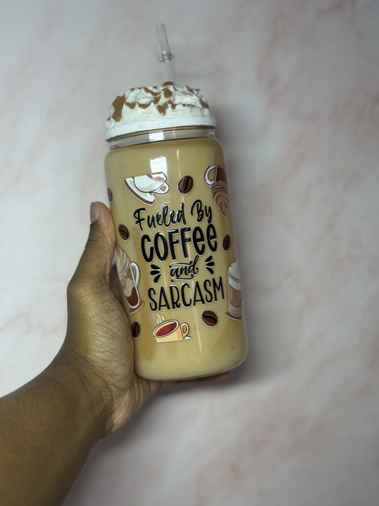 Coffee Cup & Whipped Topper (16oz)