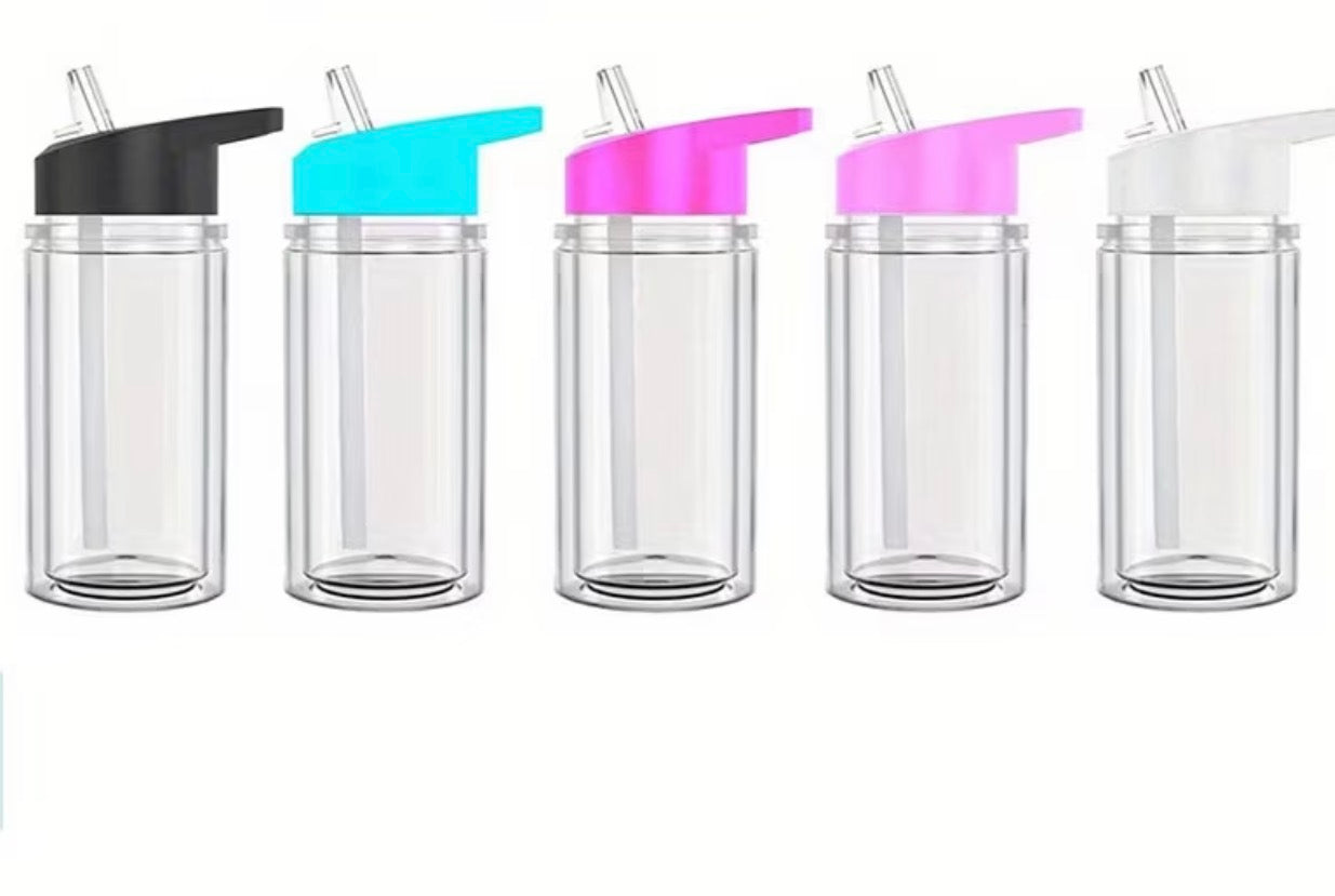 Kids Plactic Snow Globe Tumbler