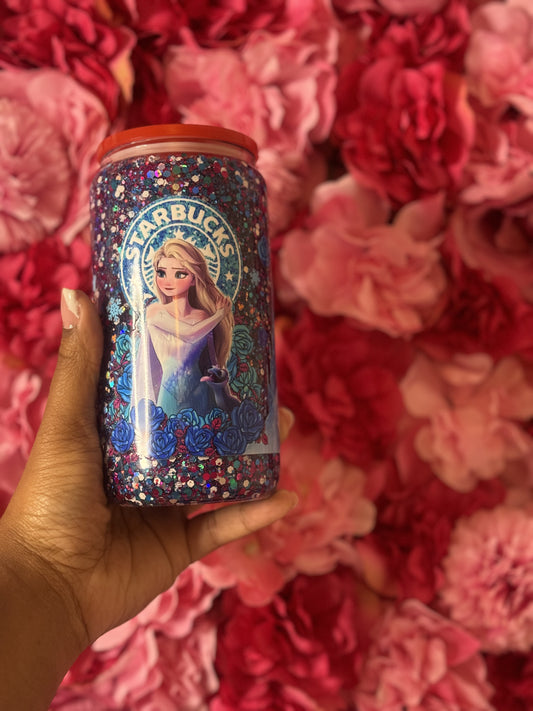 Elsa Snowglobe Cup
