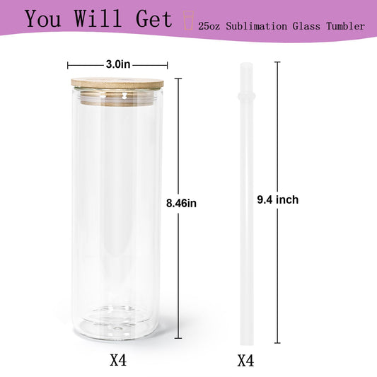 Snowglobe Glass Can